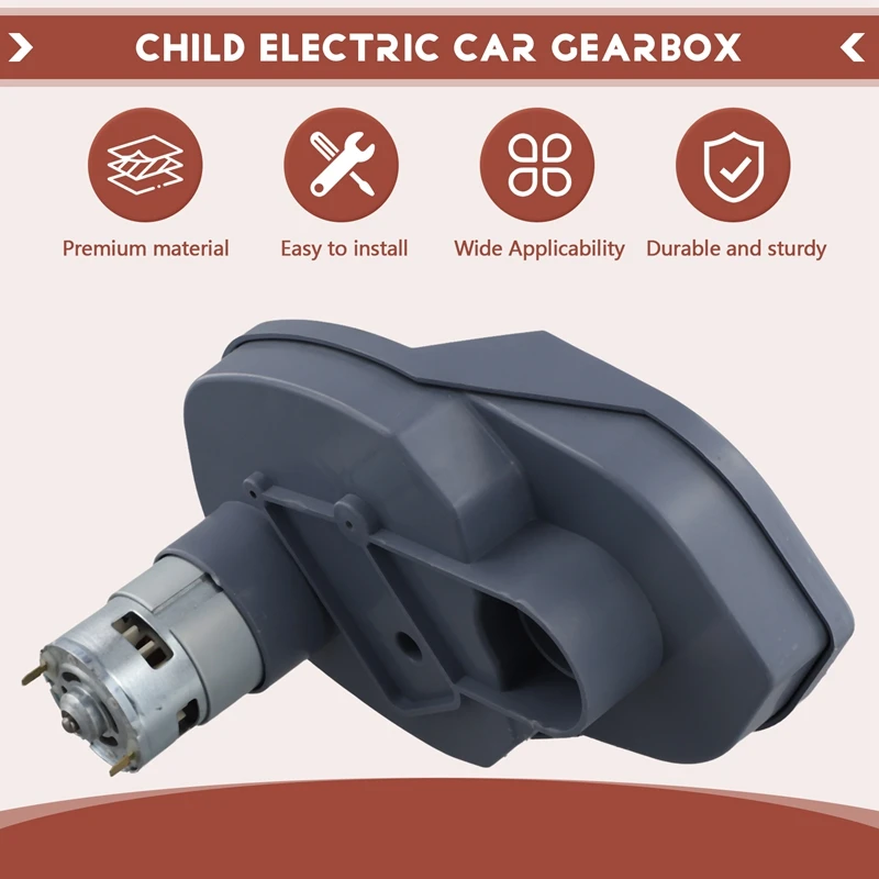 RS775 Motors Gearbox For Children Electric Car 24V 25000RPM High Torque Motors Gearbox For Remote Control Car