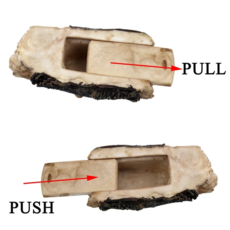 Hide A Key Outdoor Waterproof Key Hiders Rotted Wood Safe Storage Box For Outside Yard Garden Statues Ornament Easy Install