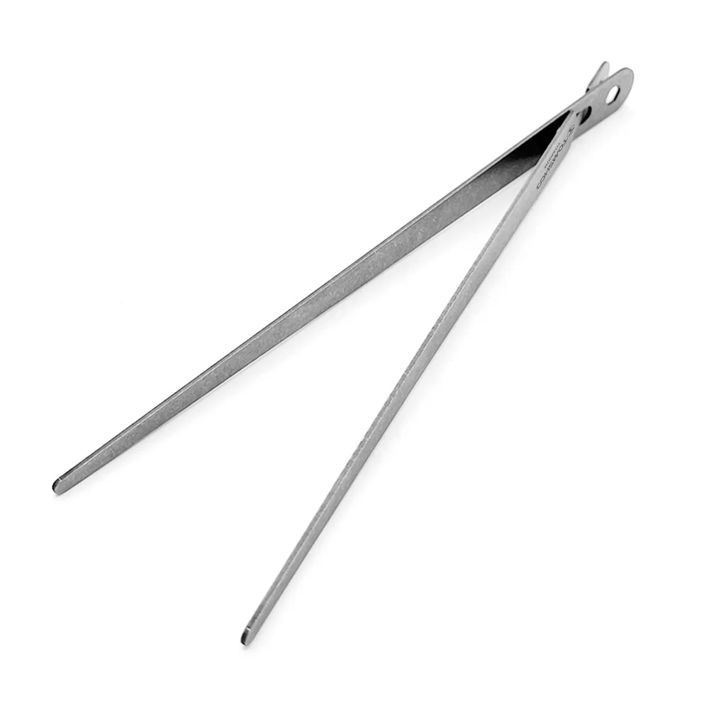 Versatile Barbecue Food Tongs for Cooking Camping Ti Metal Bread Tongs Removable Portable Healthy and Environmentally Chopsticks