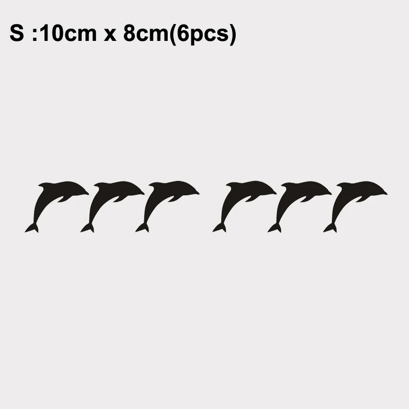 1pcs,2pcs,4pcs,6pcs,12pcs Dolphin Tile, Wall, Window Bathroom Stickers / Decals / Transfers Sticker 5 size