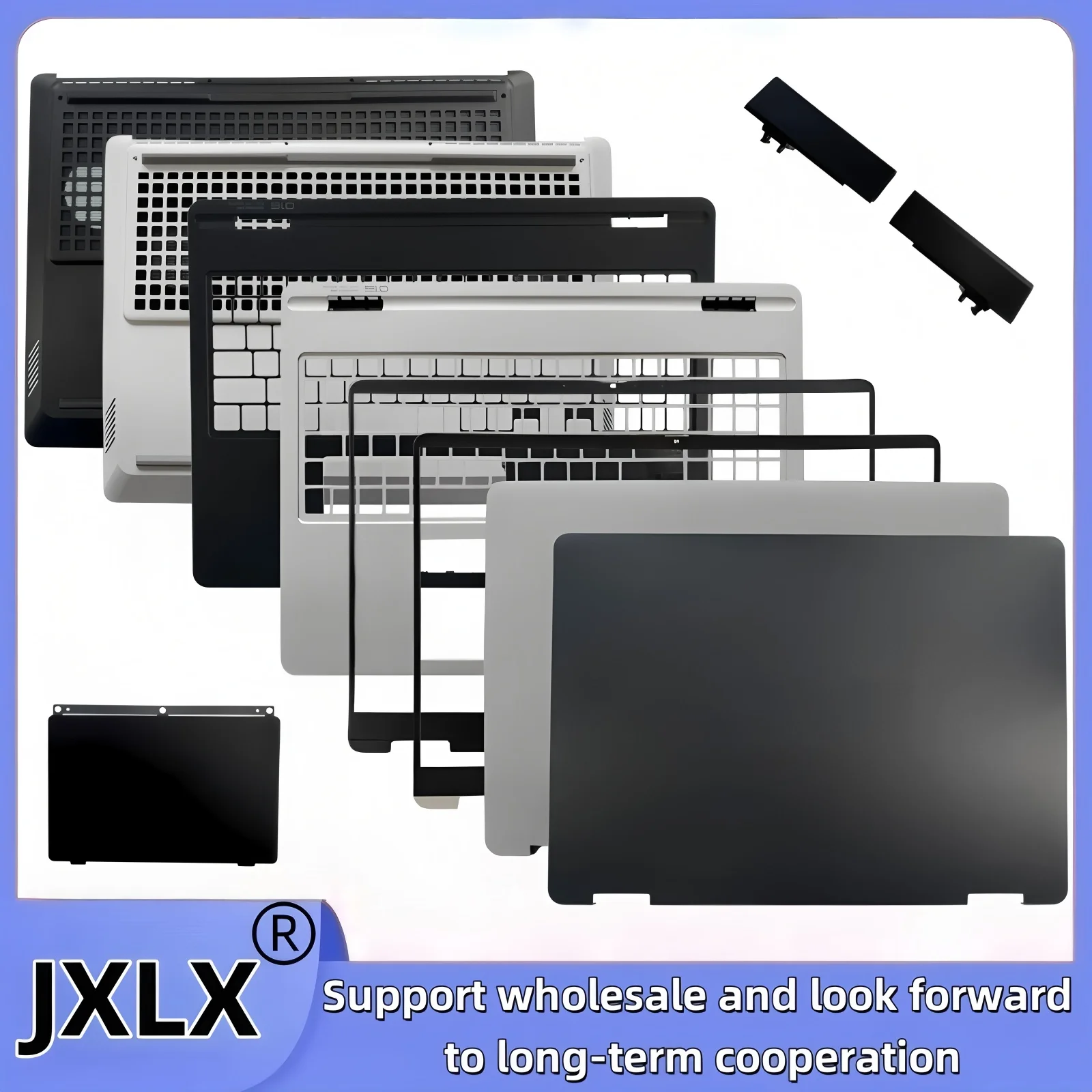 JXLX® New For HP Shadow Elf 11 OMEN 16-AM TPN-Q304 Laptop LCD Back Cover Top Case/LCD Bezel/Palmrest Cover/Bottom Base Cover