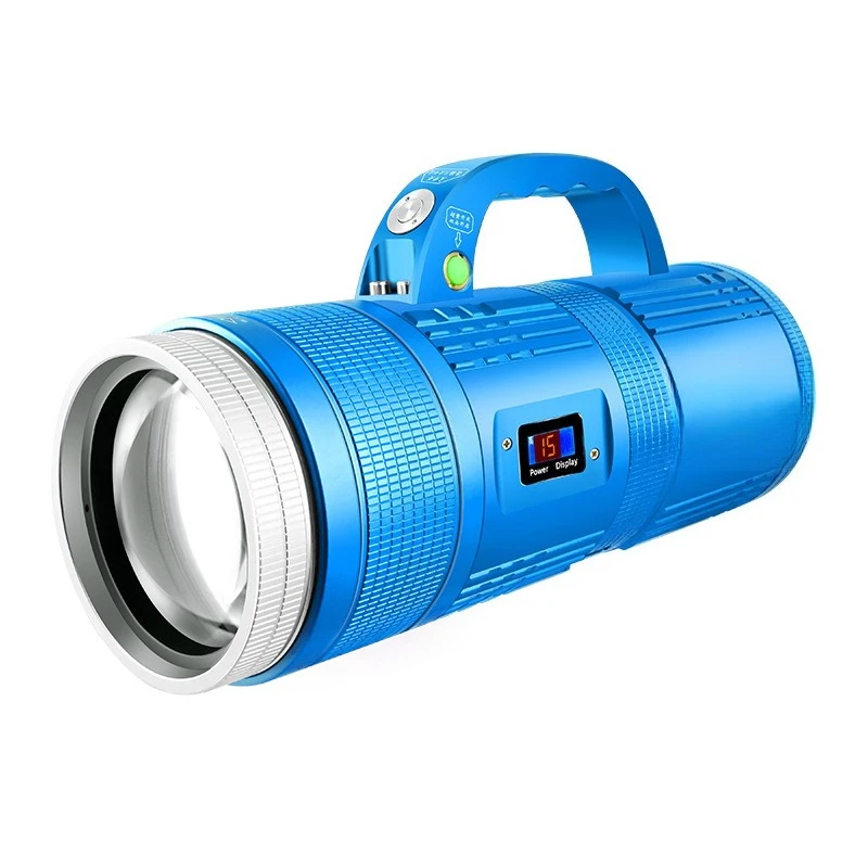 Nachtvislicht speciaal laserkanon voor sterke superhelder geel paars blauwe tafel zwarte put