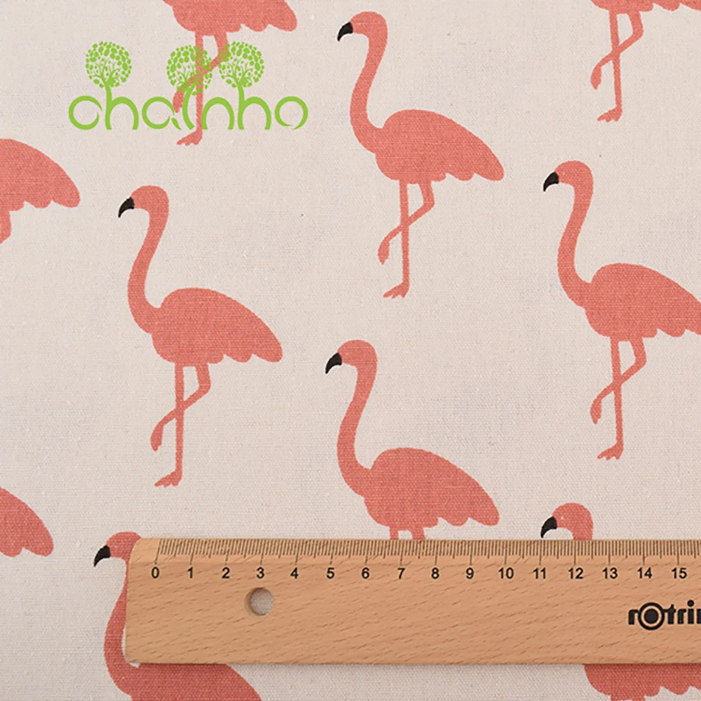 Chainho,Printed Cotton Linen F - Sewing Geotextile Fabric recension och pris