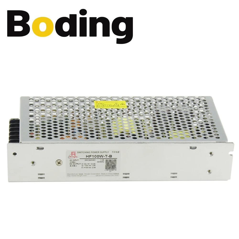 

HF100W-T-A HF100W-T-B Импульсный источник питания постоянного тока 5 В 10 А + 15 В 2 А -15 В 1 А с трехходовым выходом