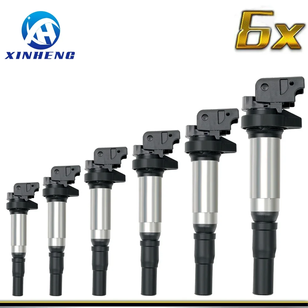 6 Ignition Coil For Mini Cooper & MINI R55 R56 R57 R58 R60 R61 2007 2008 2009 2010 2011 2012 2013  2014 2015 2016 12137575010