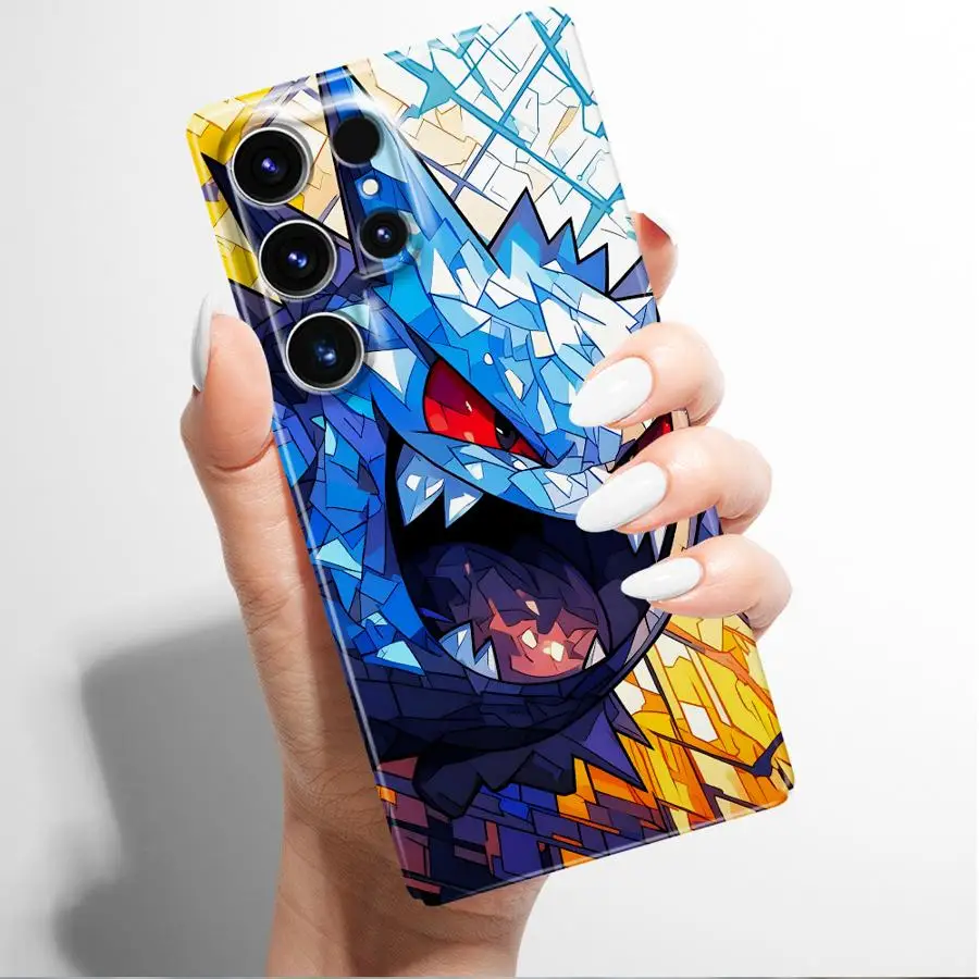 Casing Handphone Keras Anime Jepang Gengar untuk Samsung Galaxy S20 S25 Ultra S23 FE S25+ S22 Note 20 S24 Plus S21 S24+