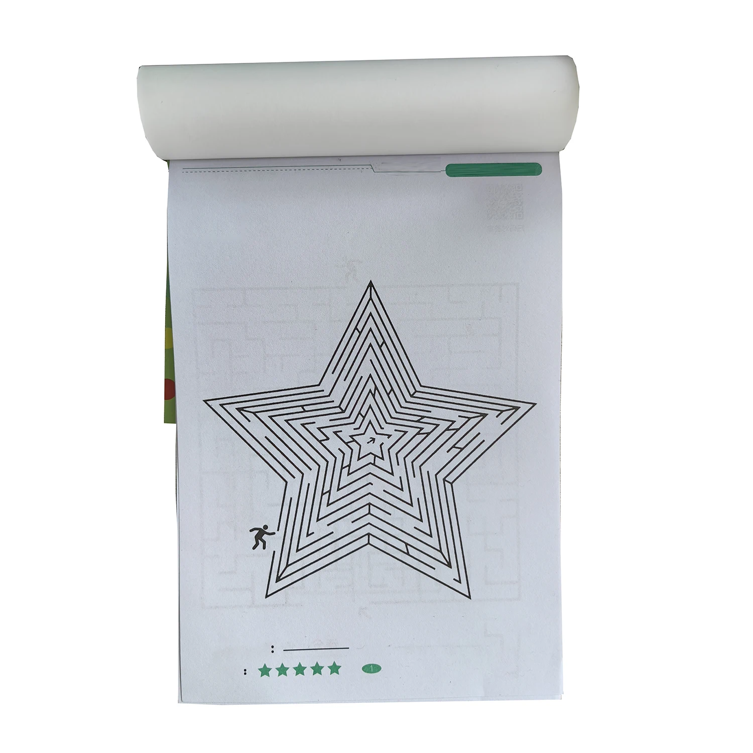 الأطفال لعبة المتاهة كتاب تركيز الطالب التدريب التنمية الفكرية التعليمية لعب للتعلم المبكر هدايا الاطفال #6