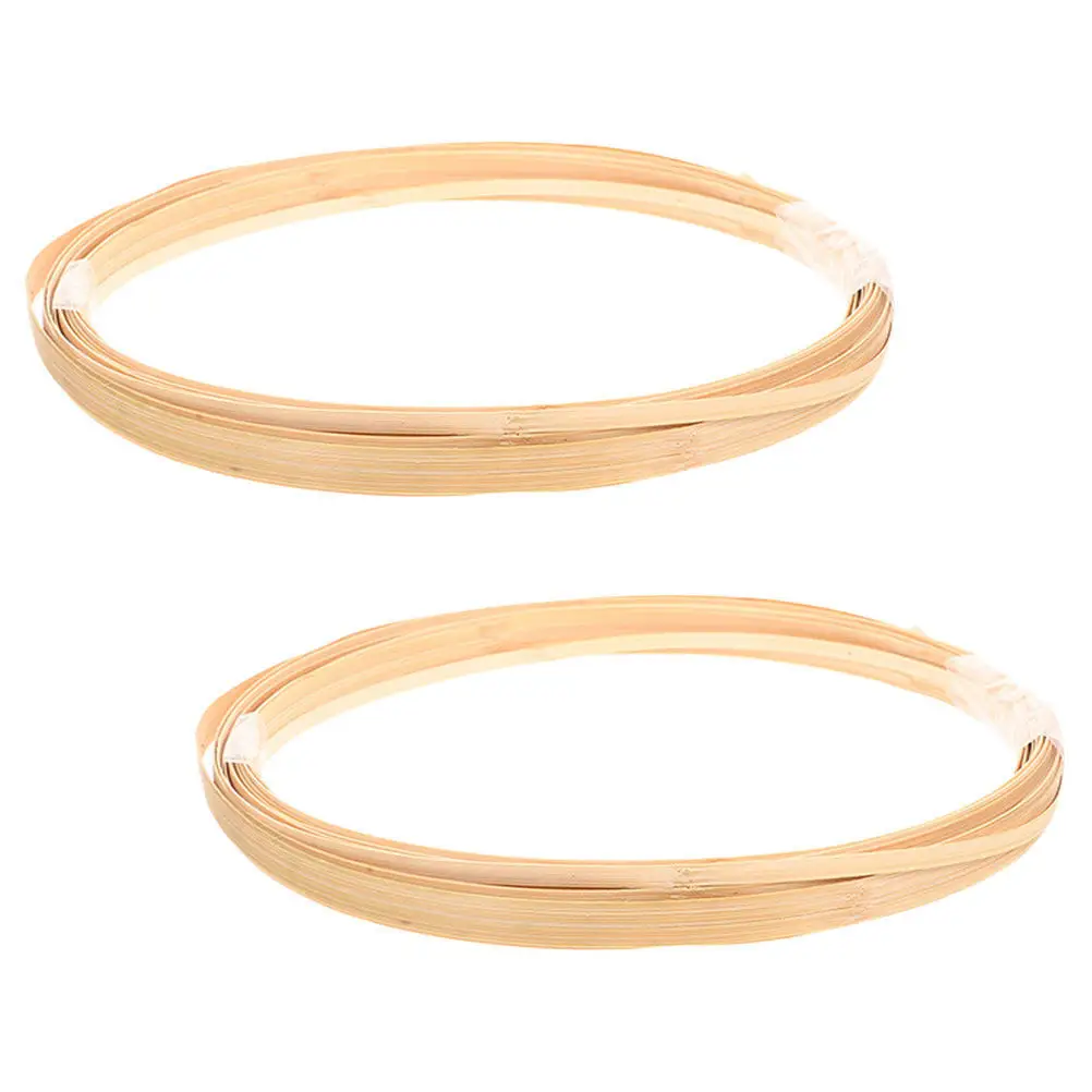 2 Paquetes de Tiras de Bambú para Tejer, Material de Bambú para Reparación de Cestas y Sillas, Suministros para Manualidades