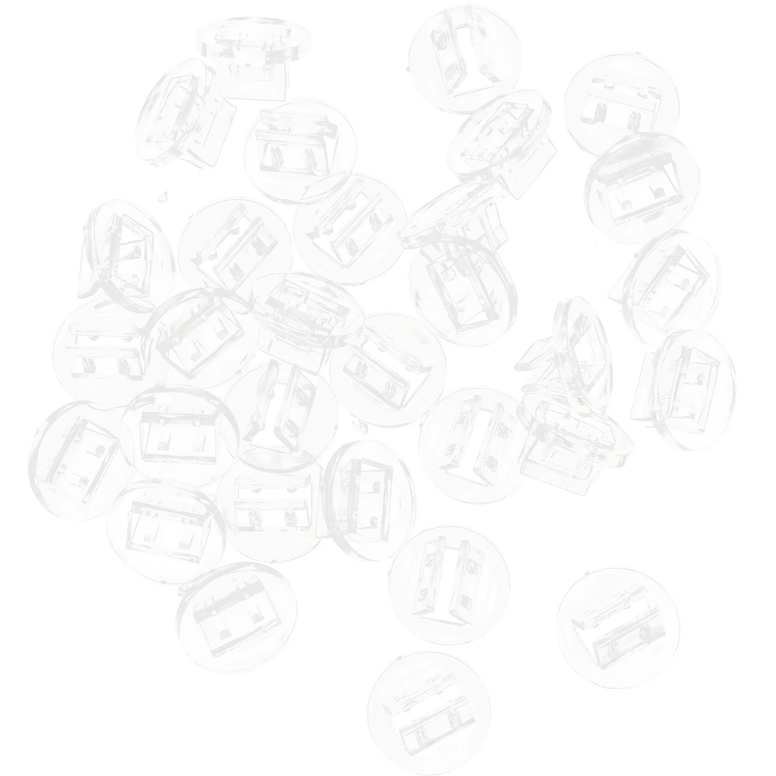 

100 Pcs Card Clip Board Game Accessories Desk Table Trading Stands Standing Sign Plastic Display Cards Holder Sports