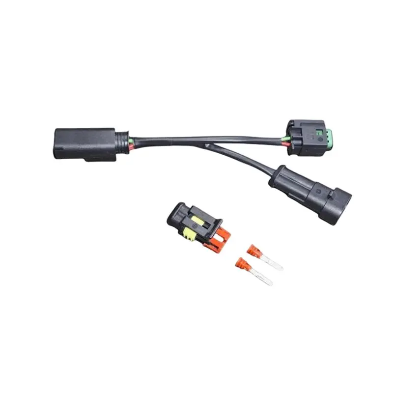 Y-Splitter Adapterkabel For BMW S1000 XR R RR K1200 1250 GS F750 850 900 Motorcycle Parts-Boom