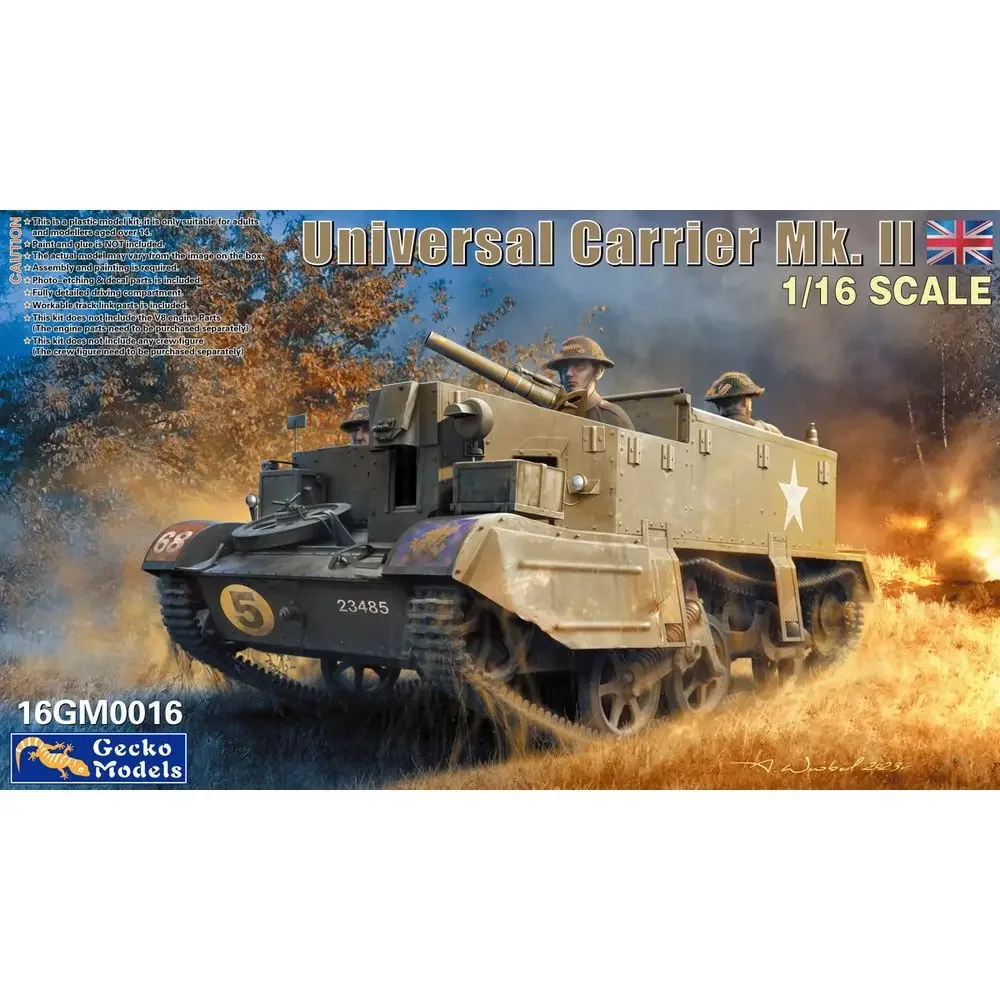 Gecko Models 16GM0016 1/16 Universal Carrier Mk.II - ชุดโมเดลขนาด