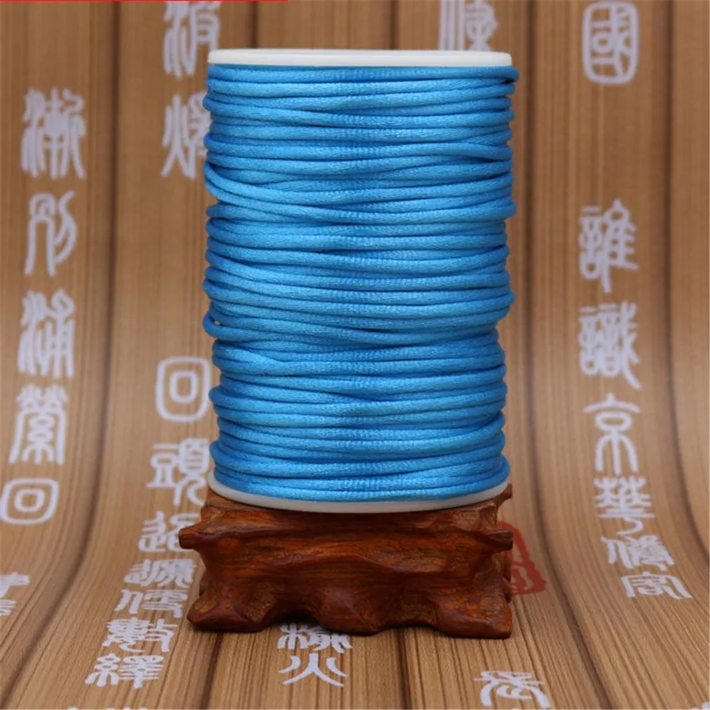 3 mm geflochtene Makramee-Seide, Makramee-Schnur, Seil, Fadendraht, DIY chinesischer Knoten, Satin-Armbänder, die Entdeckungen machen, Perlen, 10 Yards – Detail 8