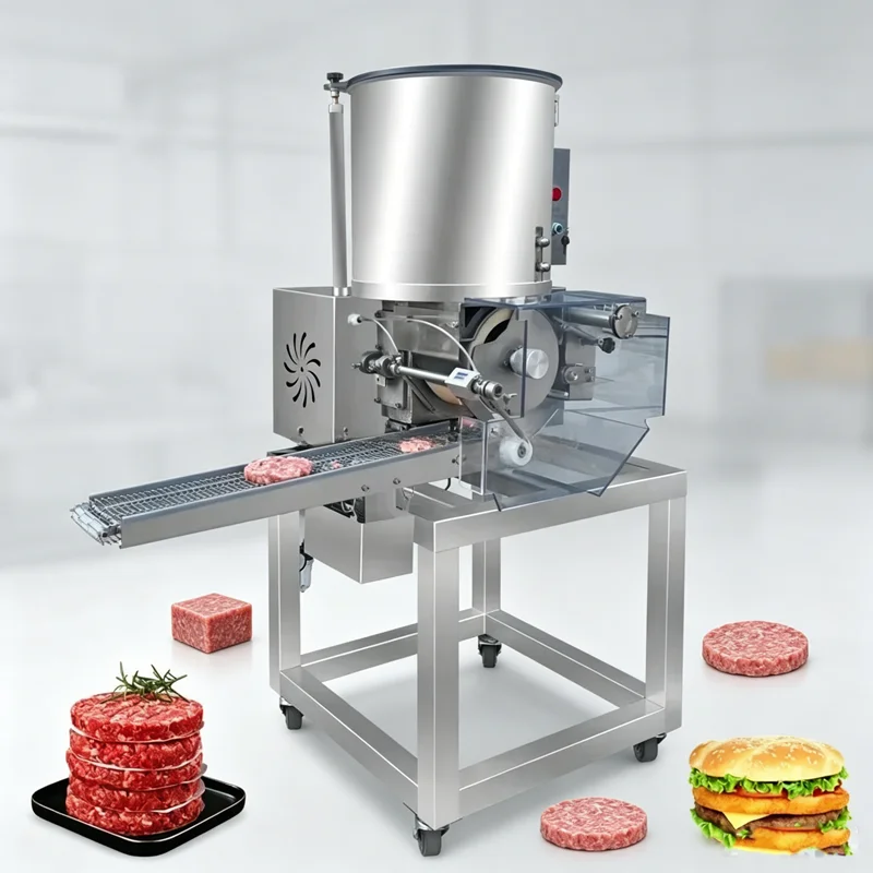 Automatic Patty Forming Machine for Factory Meat Patty Forming Machine Bussiness Hamburger Patty Maker Machine Customized