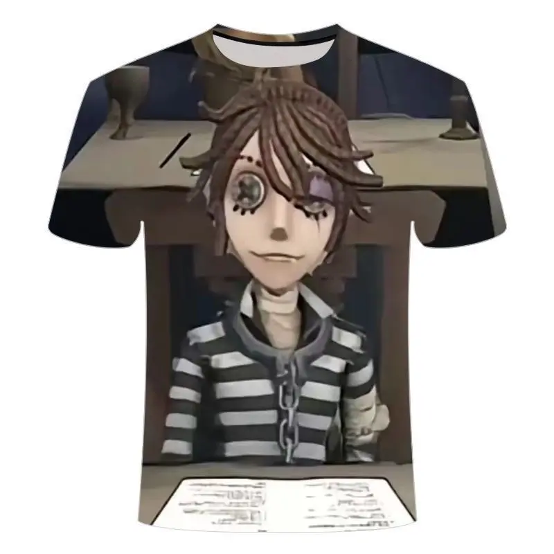 Game Identity Ⅴ Luca Balsa 3D Print T-shirt Short Sleeve Summer Tee Funny Print T Shirts Men Women Clothing