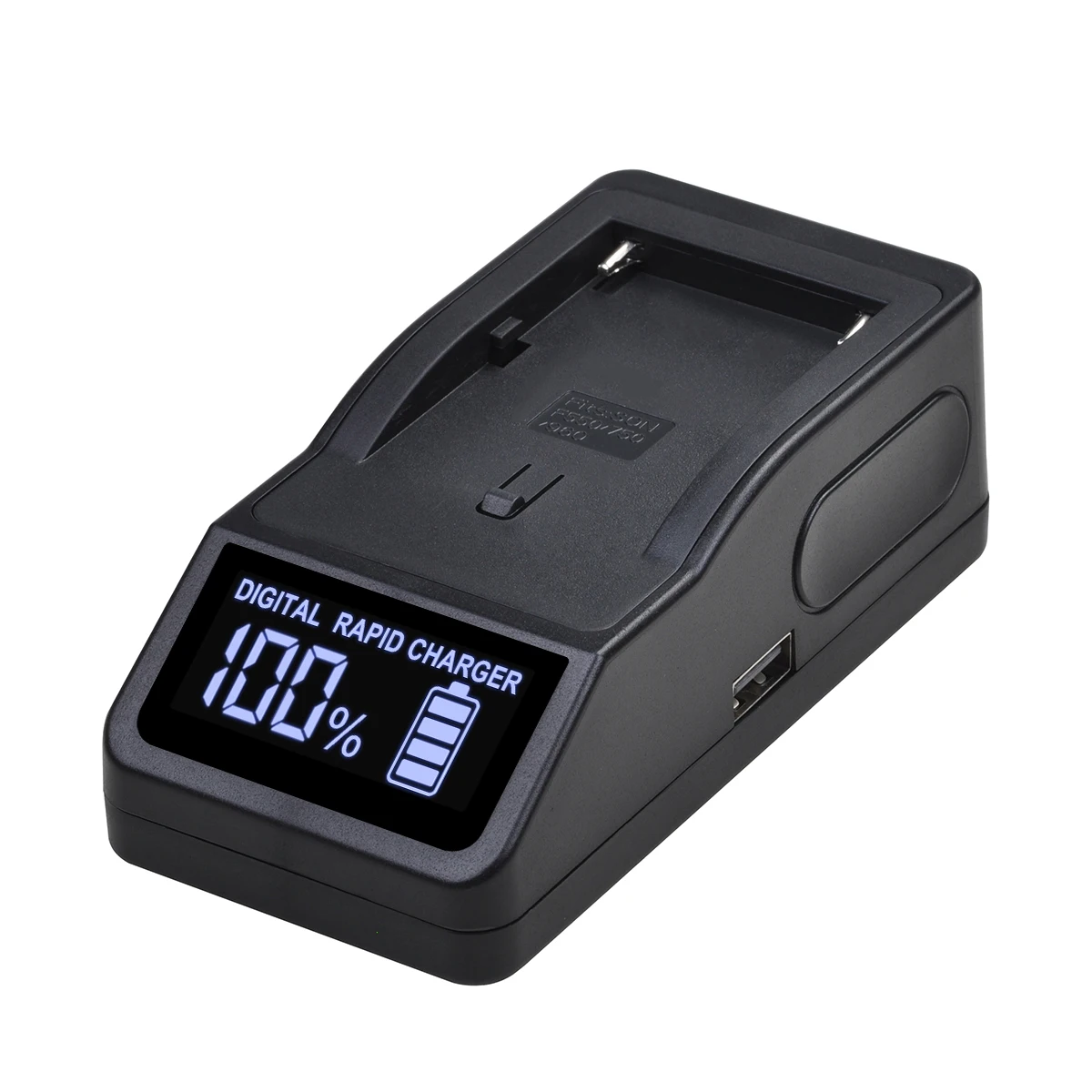AsperX LED Display Rapid Charger for Sony NP F970 F960 F750 F550 FM50 FM500H F570 QM91D CCD-RV100 TRU47E and mobile phones
