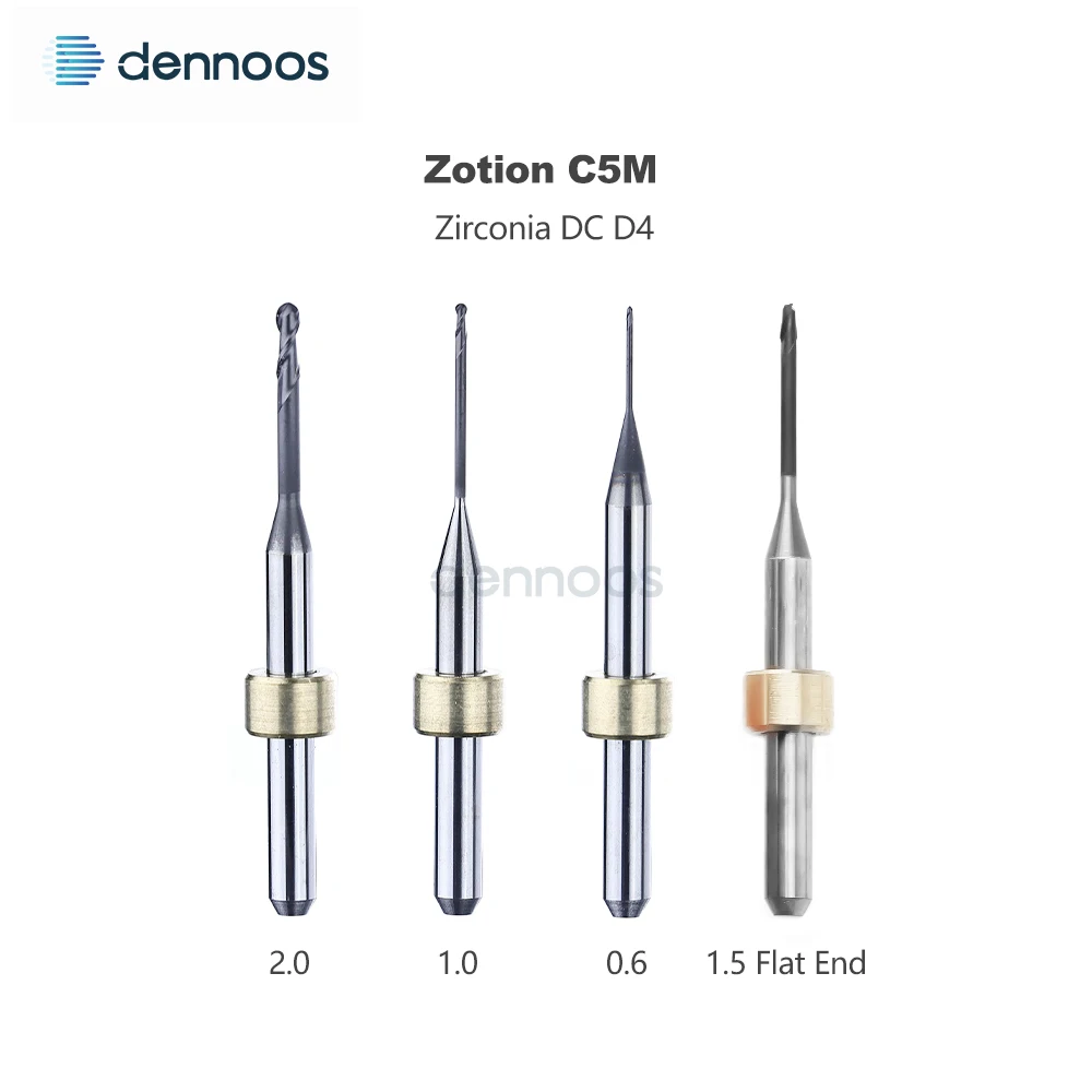Dental-Zirkonoxid-Fräser D3/D4 mit DC-Beschichtung für alle Marken wie Amann/Sirona/ARUM/UP3D/Zirkonzahn/Roland/Yureca – Detail 15