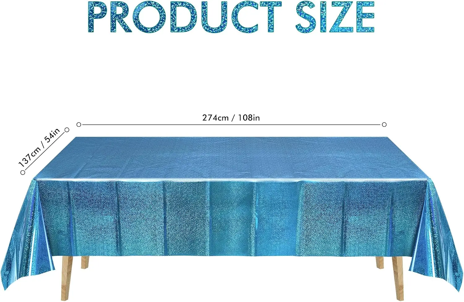 1PC Table Cloth Disposable Tablecloth Waterproof Rectangle Table Covers for Christmas/Ocean/Birthday Party Decorations