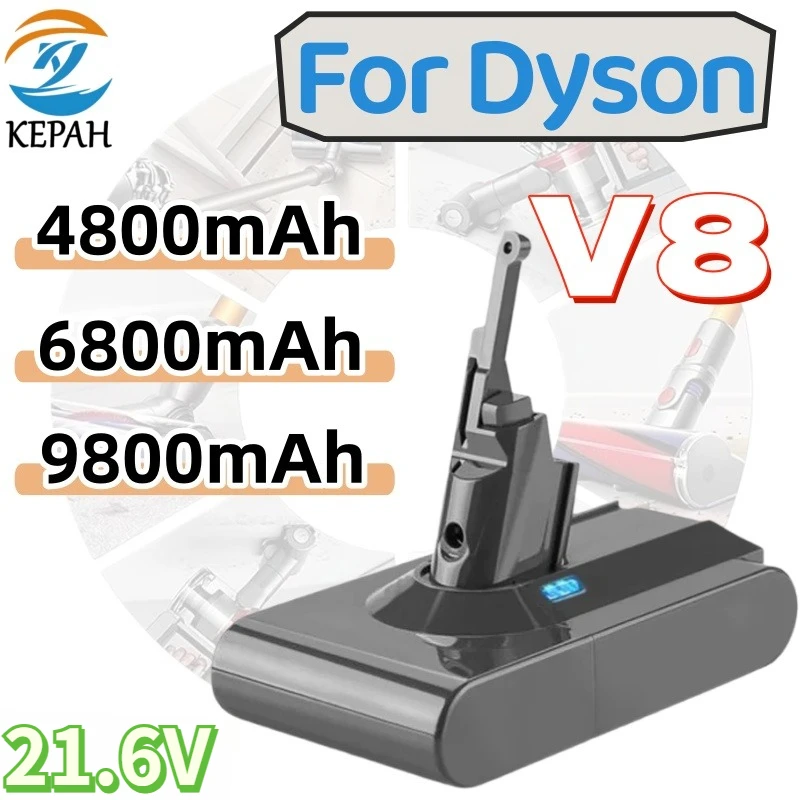 

Сменный аккумулятор для Dyson V8 12800 мАч, аккумулятор для ручного пылесоса Dyson V8 Absolute V8 Animal SV10