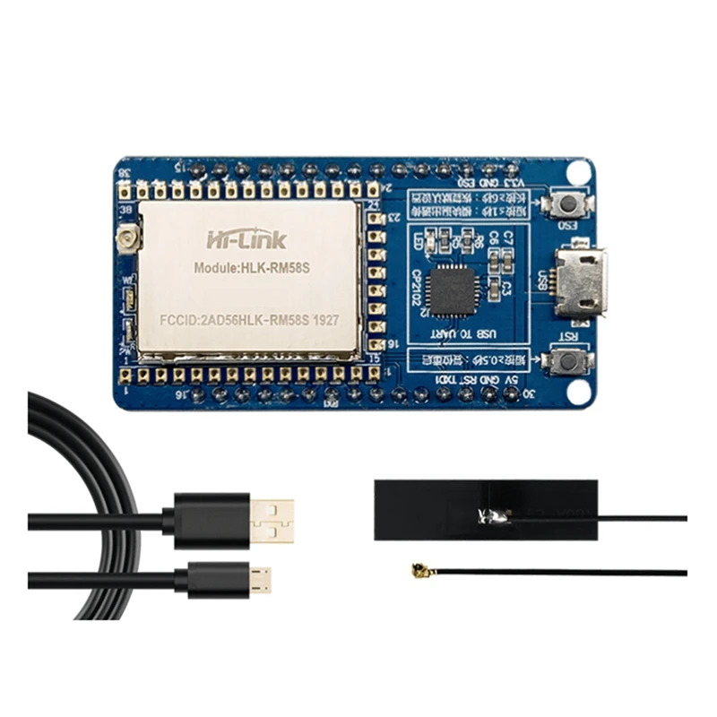 Super Sale Hi-Link HLK-RM58S WiFi Module 2.4G/5G BLE 4.2 Serial UART