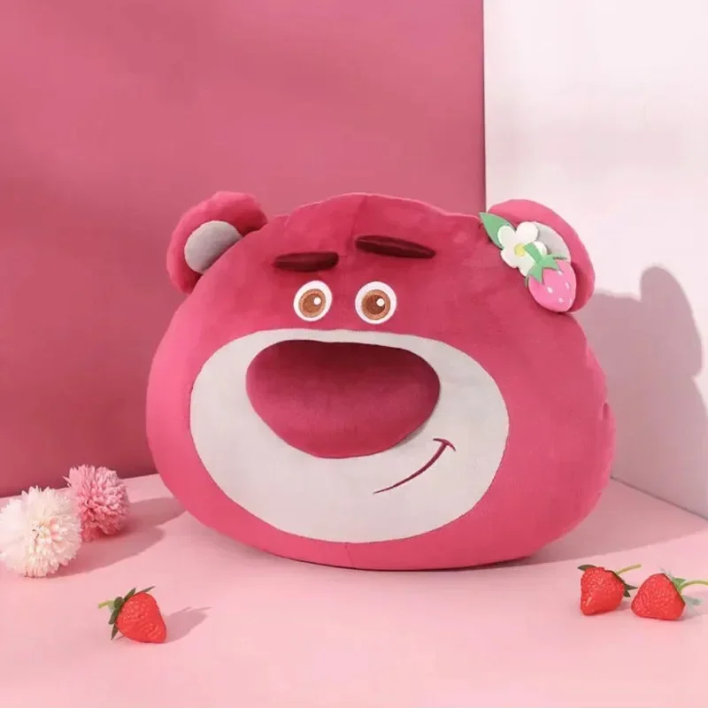 35cm Disney Toy Story Lotso Throw Pillow Cartoon Cute Plush Toy Sofa Throw Pillow Christmas Birthday Children Presents For Girls