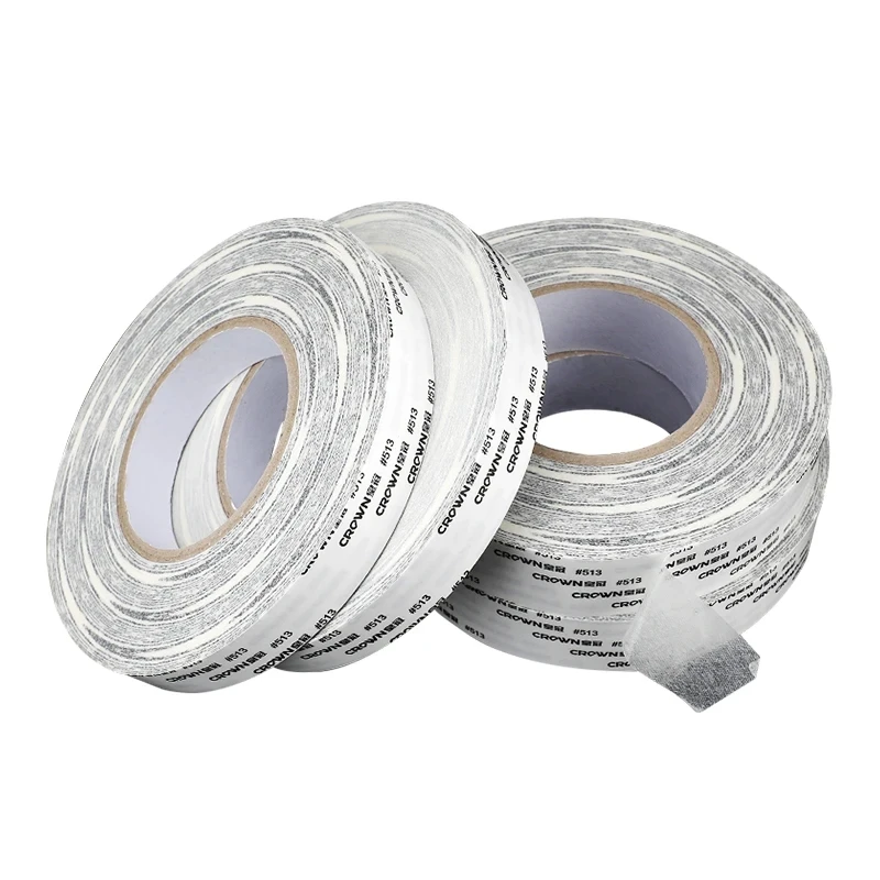 Crown 513 Double-sided tape high temperature resistant non-woven cotton paper transparent high viscosity adhesive tape