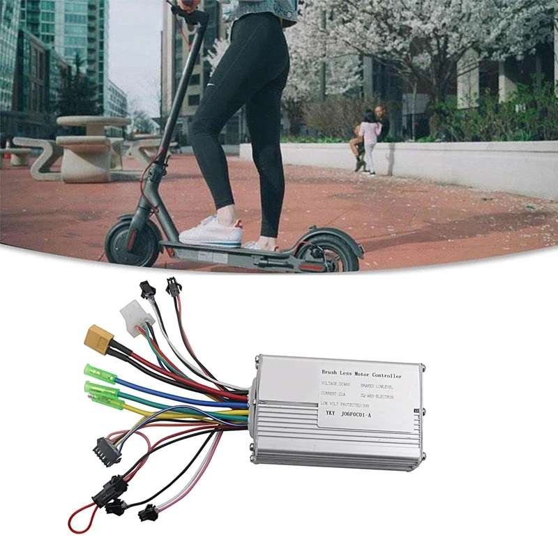 1 PCS Electric Scooter 48V 21A Smart Brushless Controller Silver Metal For KUGOO G2 PRO Electric Scooter