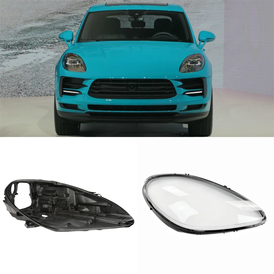 

Для Porsche Macan 2018 2019 2020 2021, запасные части для салона автомобиля, основание фары, кронштейн, крышка фары