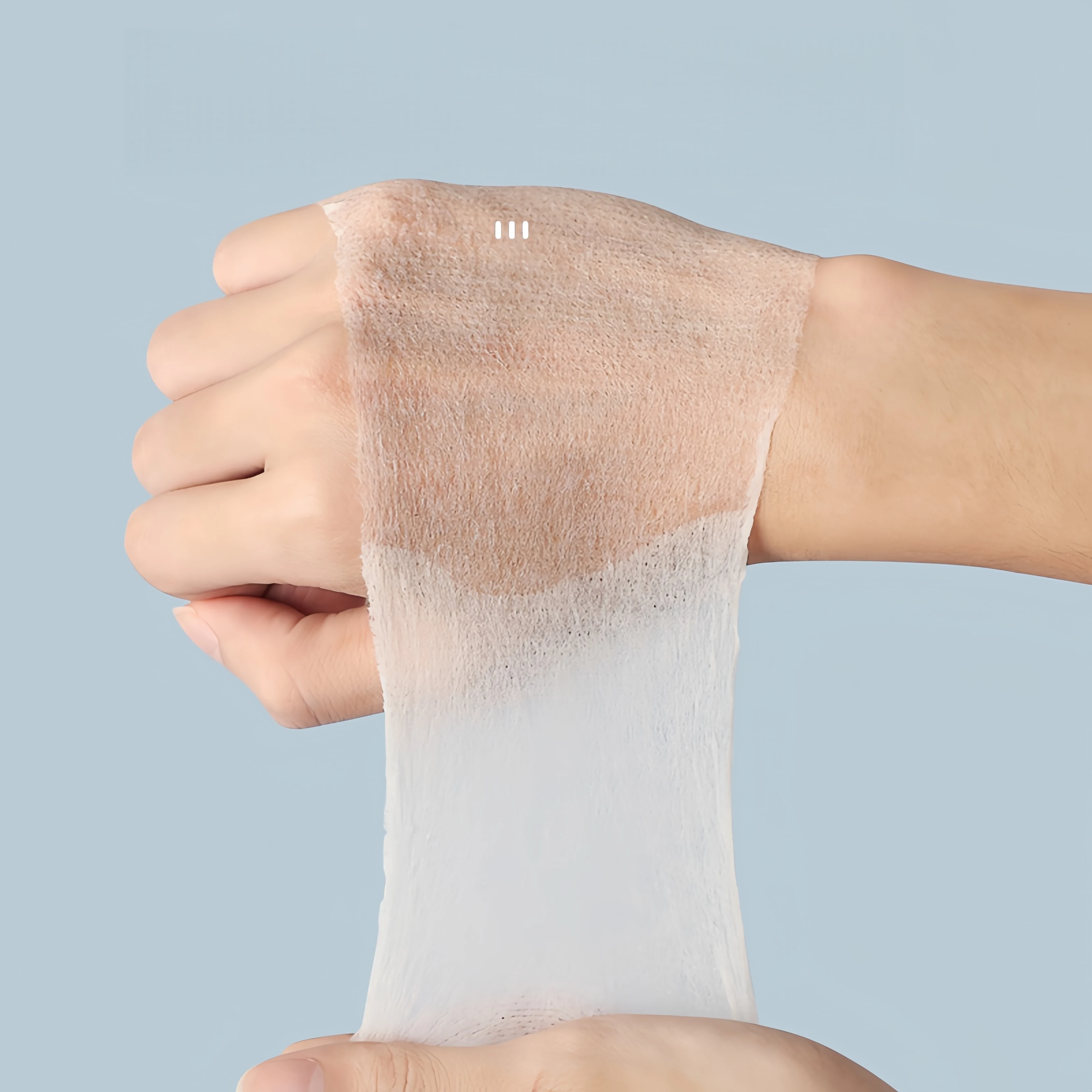 200PCS Breathable Facial Mask Paper Wet Cotton Stretch Disposable Water Saving Cotton Pad Portable Makeup Removal Cotton Piece