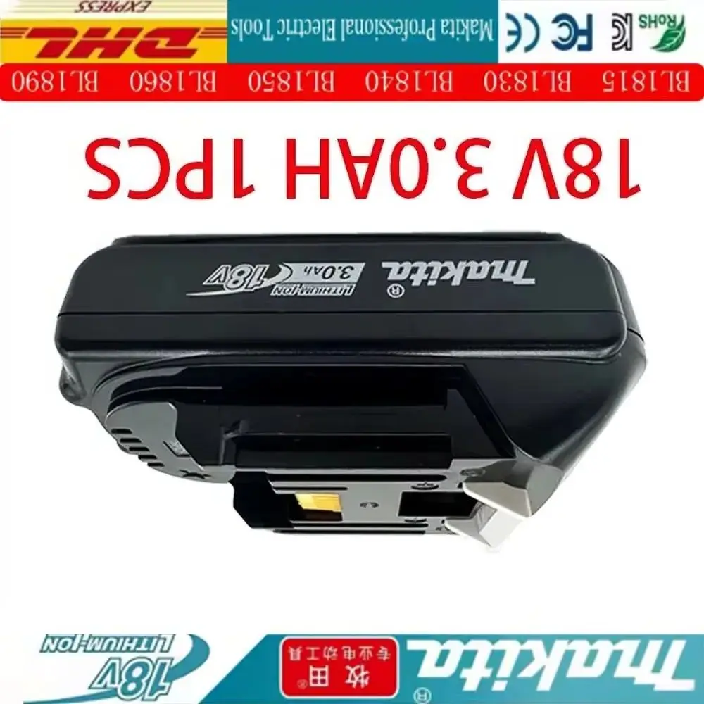 

----- Genuine 18V Makita 3000mAh for Makita Battery BL1840 BL1830B BL1850B BL1850 BL1860 BL1815 Replacement Lithium Battery