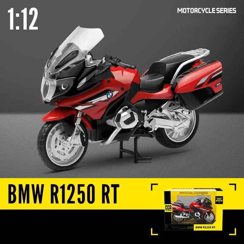 CCA 1/12 BMW R1250RT Motorcycle Model Toy Vehicle Collection Autobike Shork-Absorber Off Road Autocycle Toys CarCollect Ornament