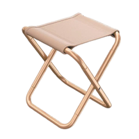 Compact Water-proof Folding Chair Portable Wear-resistant Pencil Case Stool Adjustable Zipper Ultra Light Camping Stool Picnic