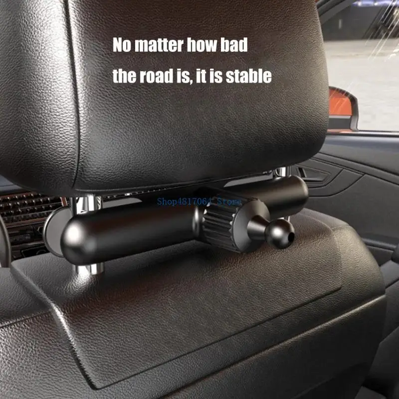 

T3LB Car Rear Pillow Backseat Entertainment Holder Headrest Mount for Phone Tablets Entertainment Devices 360 Degree Rotation