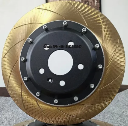 

Auto Parts 2-Piece Original Split Brake Disc Rotors for Audi RS3 OE#8V0615301d/8V0615301h