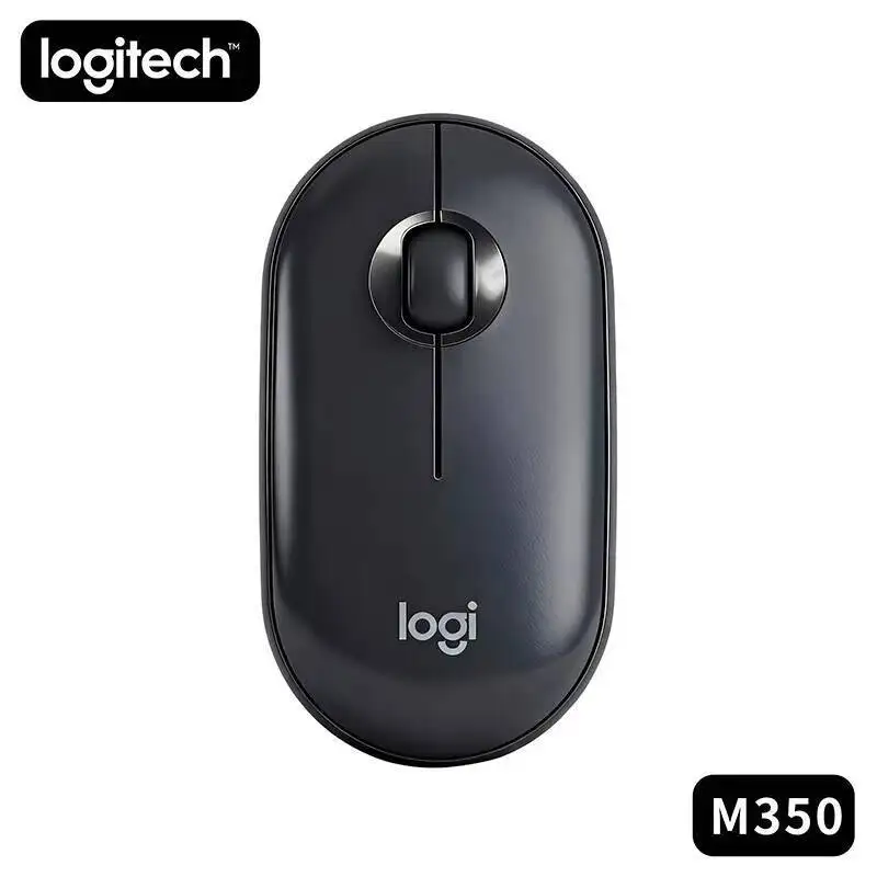 

Беспроводная мышь Logitech M350 с несколькими устройствами, Bluetooth и компактный дизайн 2,4 ГГц, бесшумный щелчок для ноутбука, офиса