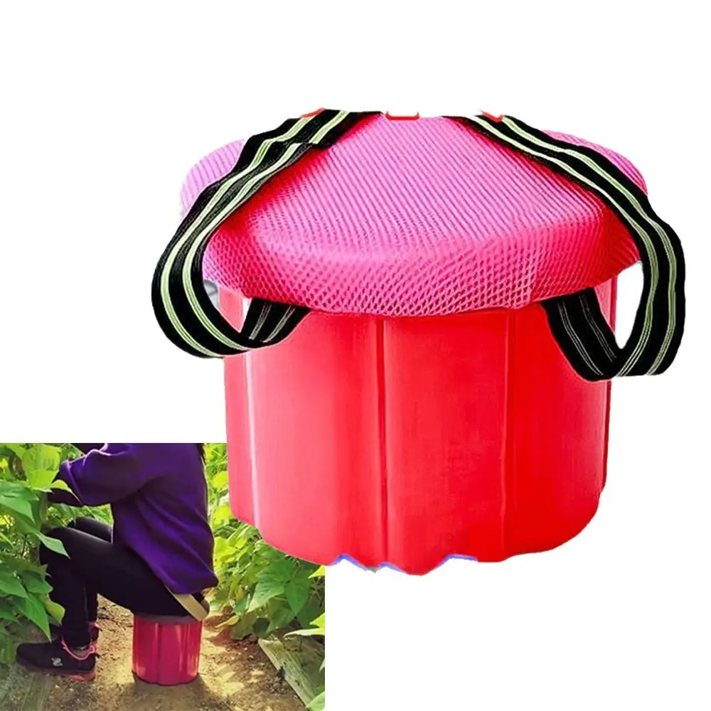 

Durable Lightweight Wearable Stool Round Movable Garden Stool Outdoor Work Seat Fishing