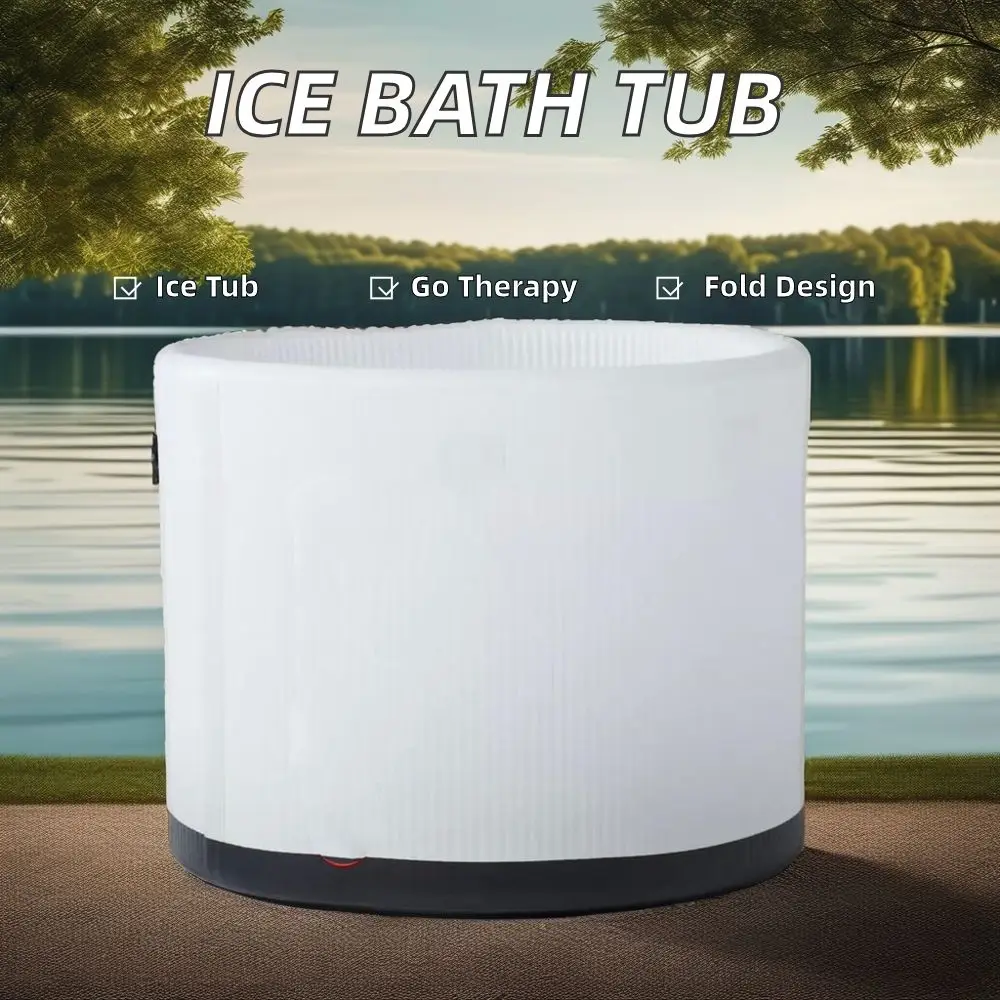 Portable Ice Bathtub Inflatable Cold Plunge Tub Ice Bath Barrel Recovery Therapy Wellness Fitness 5cm Thickness Cheap Price