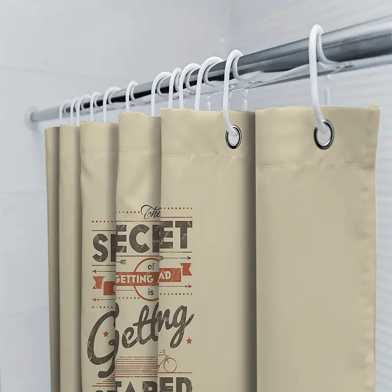 ม่านอาบน้ำลายดอกไม้ พิมพ์ลายพฤกษศาสตร์ กันน้ำ ตกแต่งห้องน้ำ สไตล์บ้านไร่ ผ้าฉากหลัง แนววินเทจ ธีมธรรมชาติ