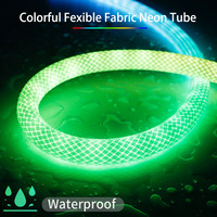 WS2812B WS2811 DC5V Round Reticulate Pattern Neon LED Strip 50Leds/m 360 Degree Smart RGBIC Flexible  Silicone Light Tape IP67