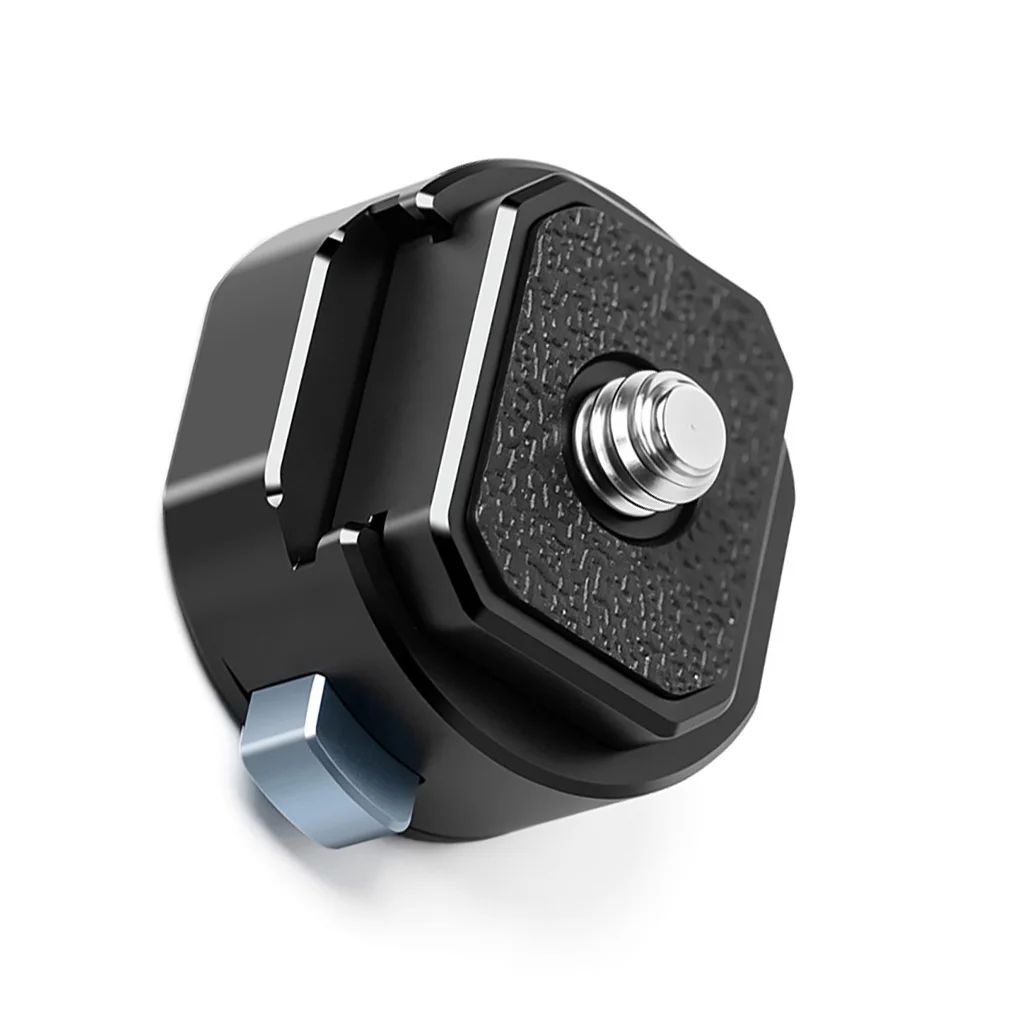 1/4 Schnellverschluss-Halterung mit Anti-Fall-Sperre, Aluminium-Mini-Kamerahalterung für Pocket 4 Pro Gimbal, Sicherer Stativadapter für Vlog-Reisen – Detail 3