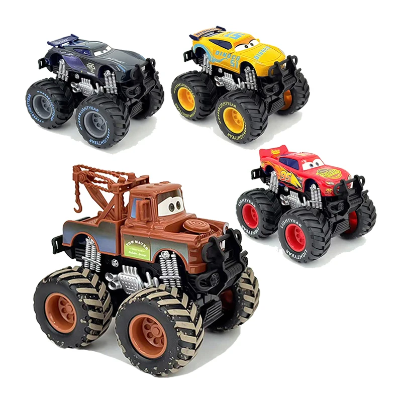 New Pixar Cars 3 Inertial Assistance Alloy Off-Road Vehicle Lightning McQueen Storm Cruz Mater Jackson Ramirez Child Toys Gifts