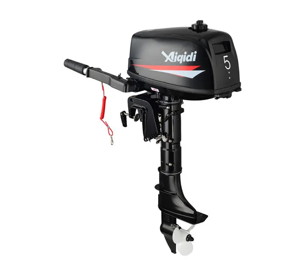 Classical Product AIQIDI Gray Color 2 Stroke 5HP Outboard Engine Boat Motor