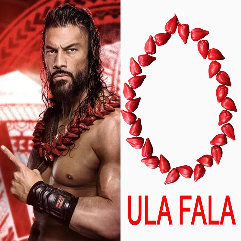 Roman Reigns ULA FALA Tribal Chief Samoan OTC ULA FALA Necklace Family Tribe Necklace