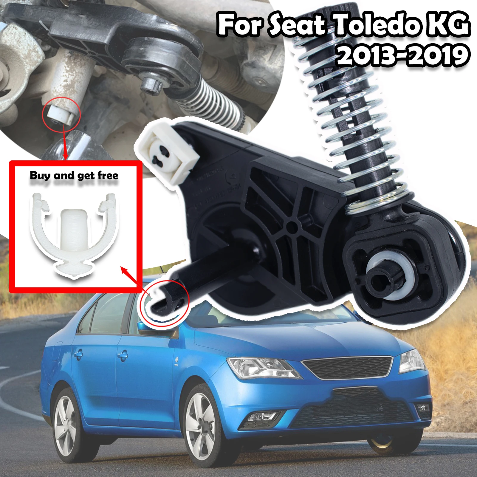 For Seat Toledo KG Relay Lever Bowden Cable Catch Gearstick Shift Linkage End Repair Kit MT Selector Shifting Issue Fix 13-2019