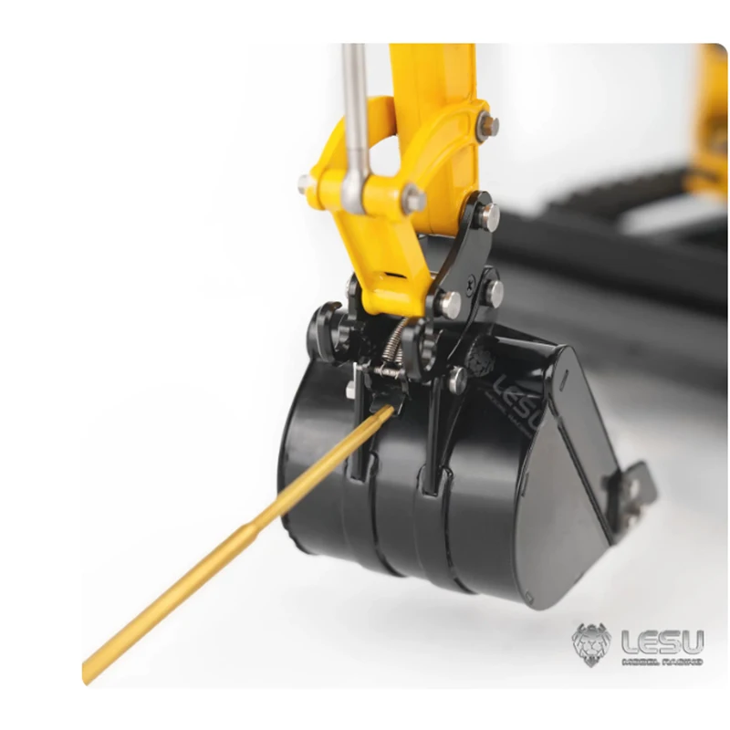 RC 1/14 Metall Manueller Schnellwechsler für Tamiya Hydraulikbagger Mini-Baggermodell für SCANIA MAN VOLVO LKW DIY-Teile – Detail 5