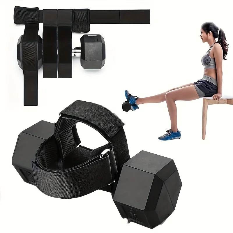 1/2pcs Tibialis Trainer Dumbbell Foot Strap Adjustable Ankle Weights Strap Leg Muscles Strength Training Workout