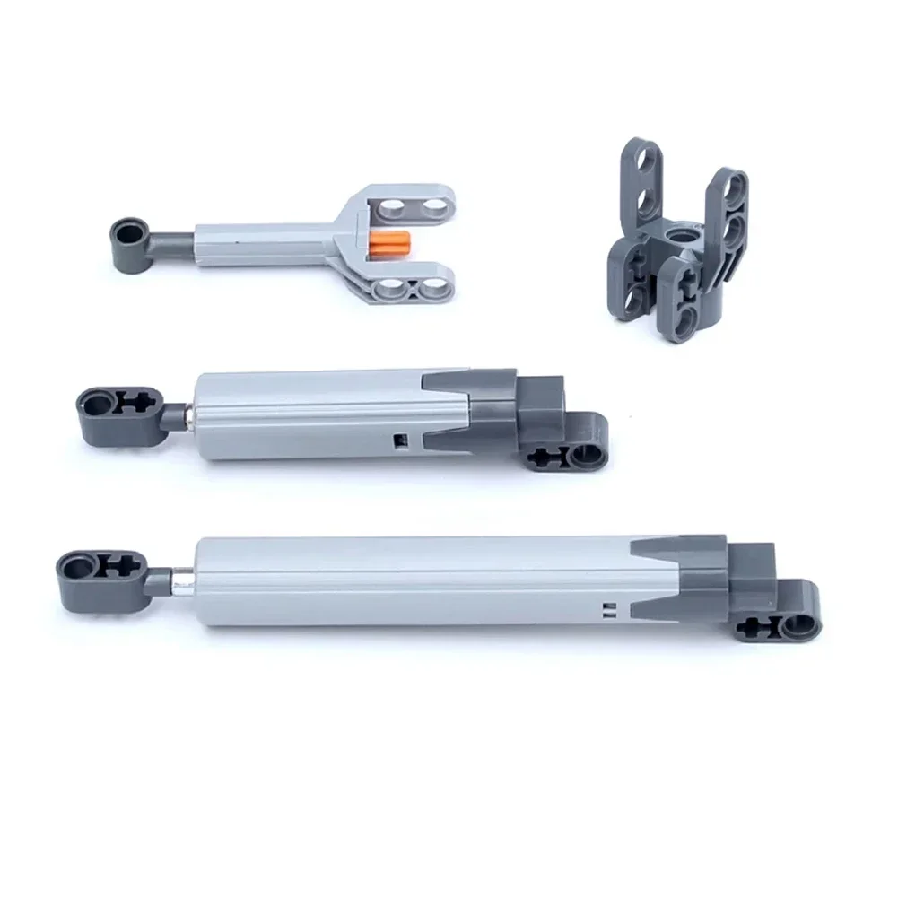 MOC – pièces techniques d'amortisseur de Suspension, tige de poussée de direction, Putter, choc à ressort pour blocs de construction, bricolage de pneus de voiture, camion, brique d'entraînement