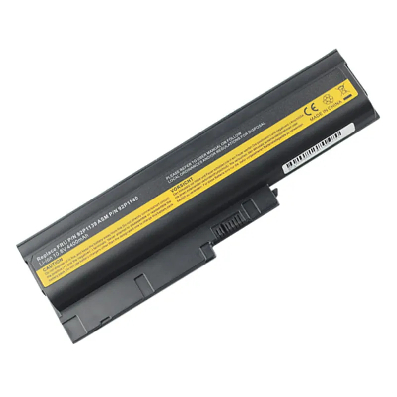 Laptop Battery For Lenovo ThinkPad R60 R60e R61 R61e R61i T60 T60p T61 T61p R500 T500 W500 SL400 SL500 SL300 40Y6799 42T4513