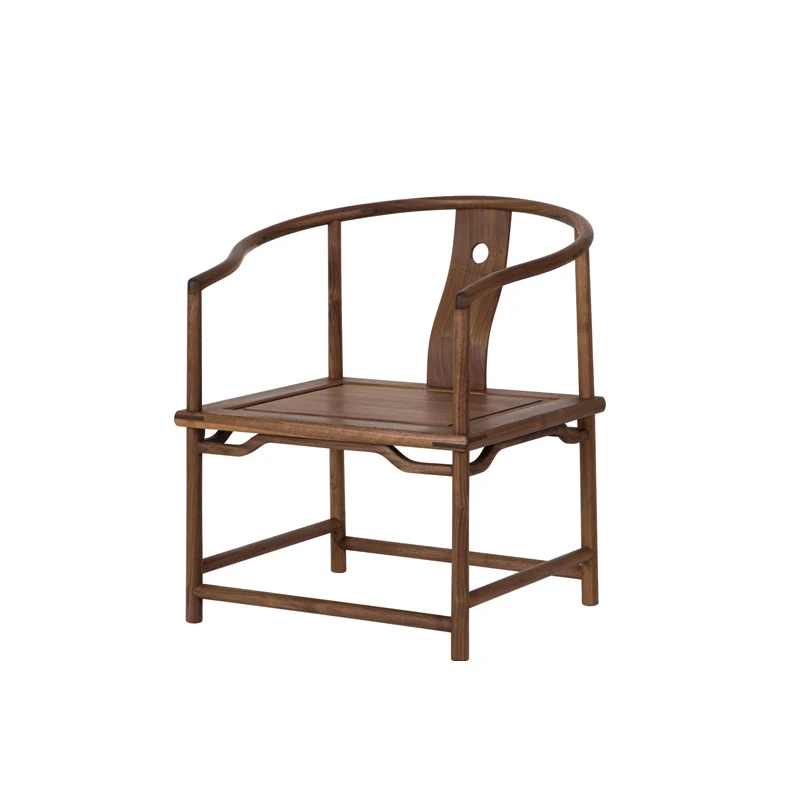 

New Chinese Zen black walnut armchair, Taishi chair, tea chair