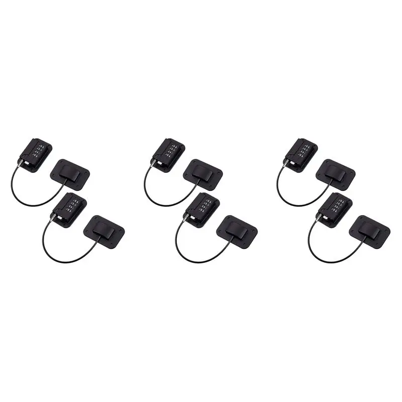 as96-6-pack-refrigerator-lock-combination-codedfridge-lock-for-kids-safe-child-safety-cabinet-window-locks-baby-door-lock