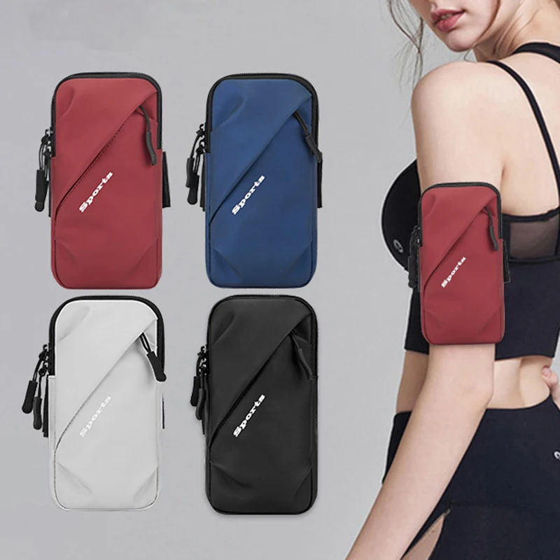 Running Phone Holder Jogging Bags for iPhone Universal Waterproof Sports Armband Phones Arm Bag Running Accessory